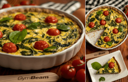 Fitness Συνταγή: Quiche με Σπανάκι – Αλμυρή Γαλλική Πίτα